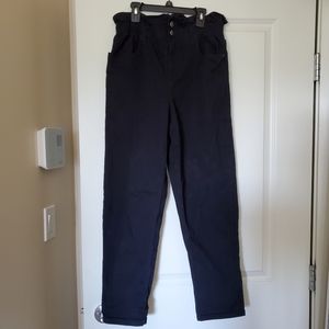 Oak + Fort Paper Bag Waist Jeans